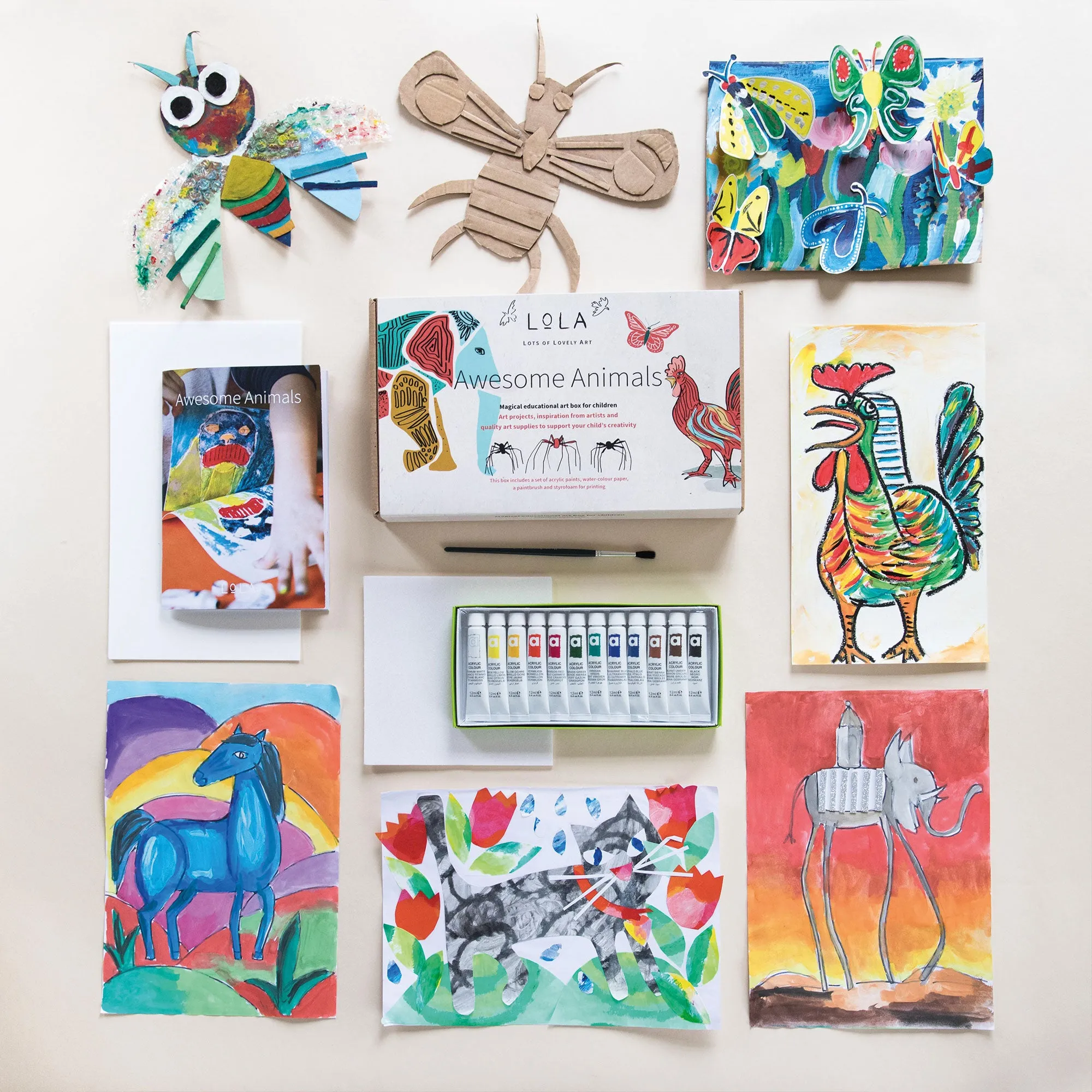 Awesome Animals - Educational Art Box