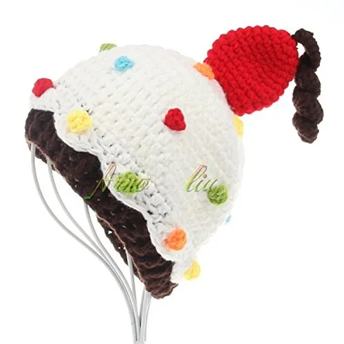 Babymoon Cupcake Cap Newborn Photography Crochet Outfit Costume
