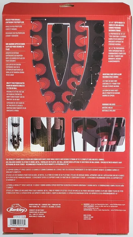 Berkley Space Saver 13 Rod and Combo Rack 1546013
