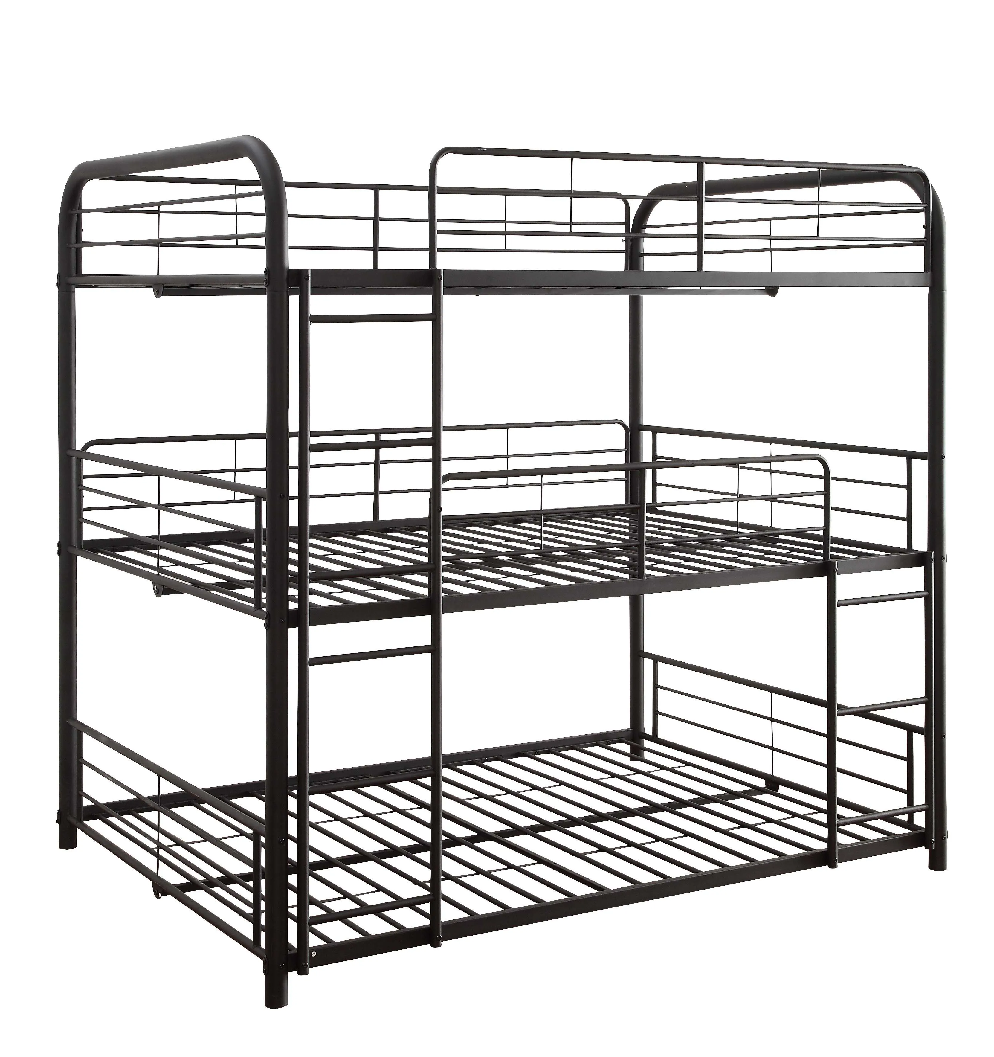 Cairo - Triple Full Bunk Bed - Black by Couch.com