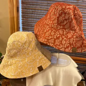 C.C Reversible Cloche Bucket Hat with SPF