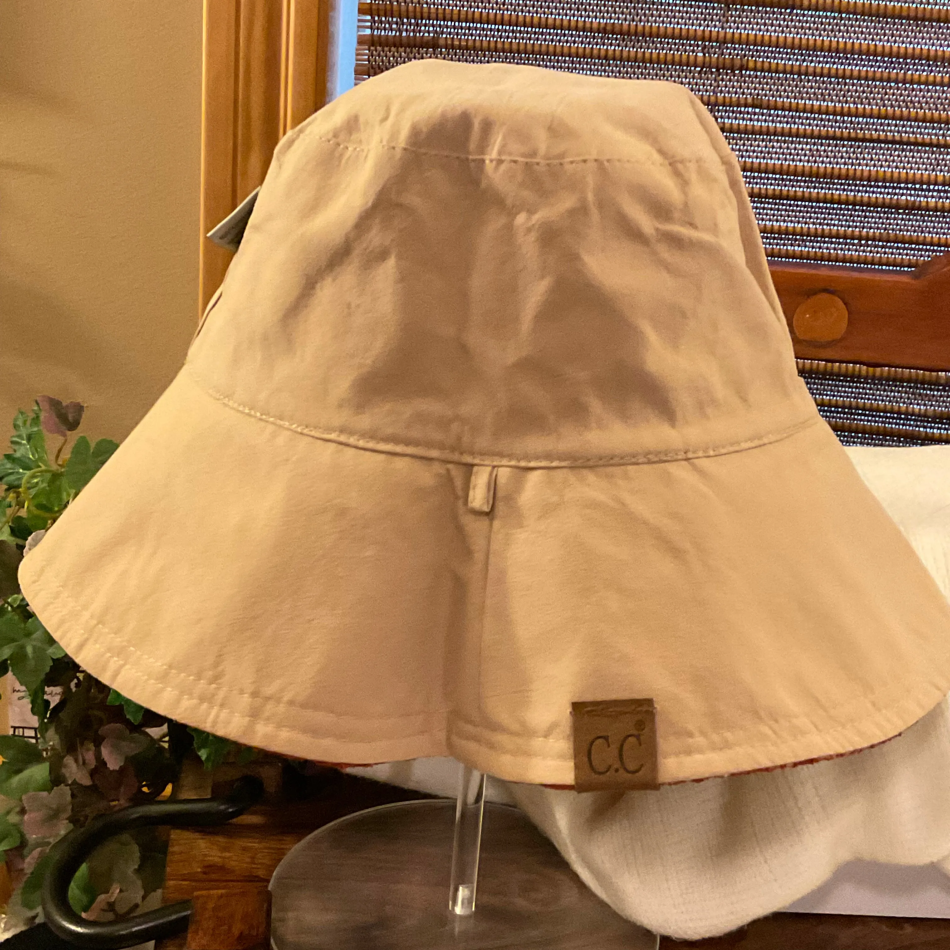 C.C Reversible Cloche Bucket Hat with SPF