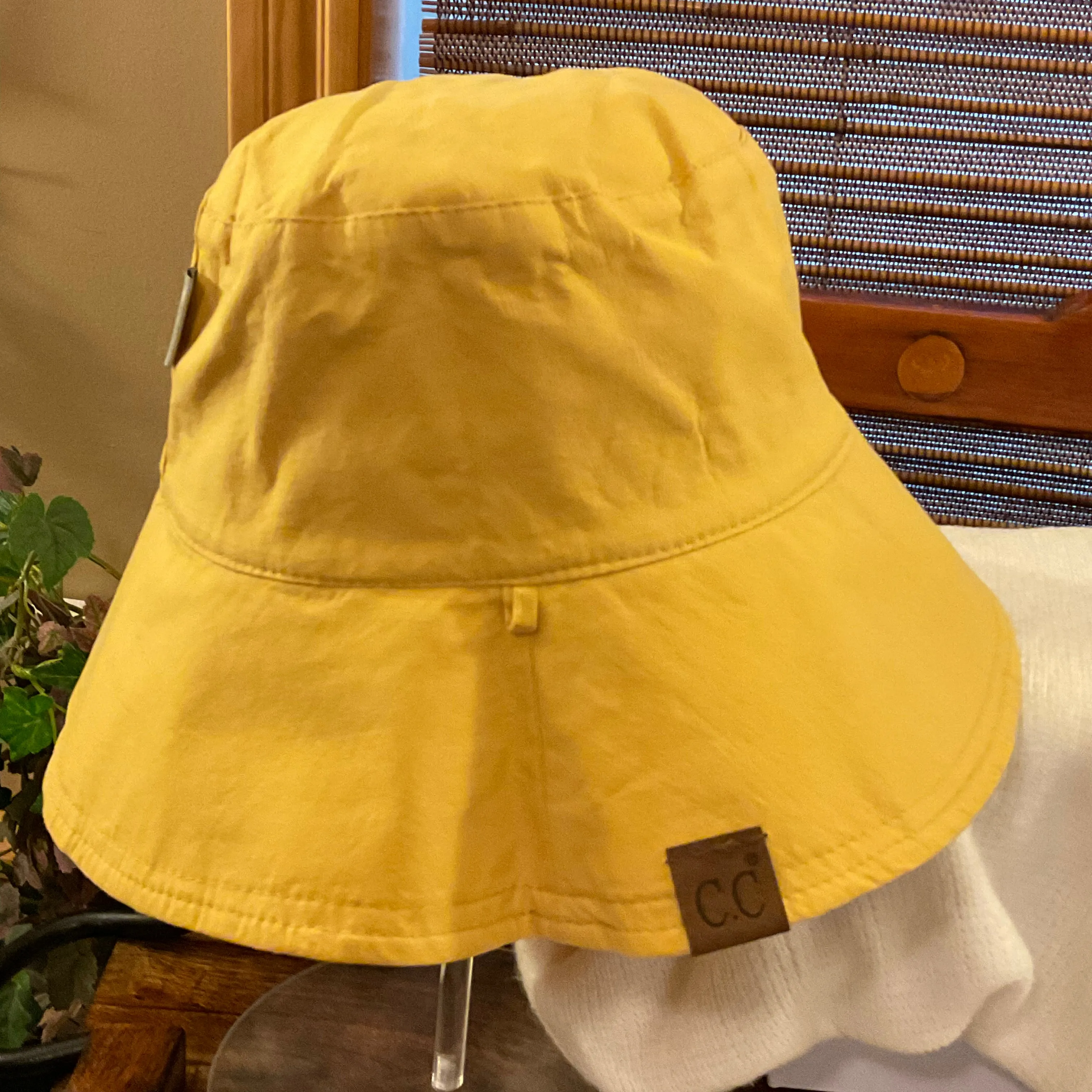 C.C Reversible Cloche Bucket Hat with SPF