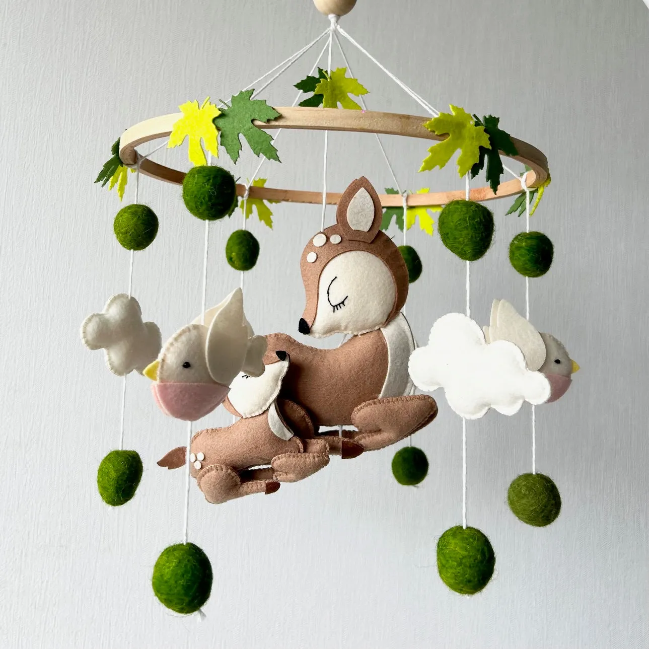 Cot / Crib Mobile - Mommy's Little Fawn