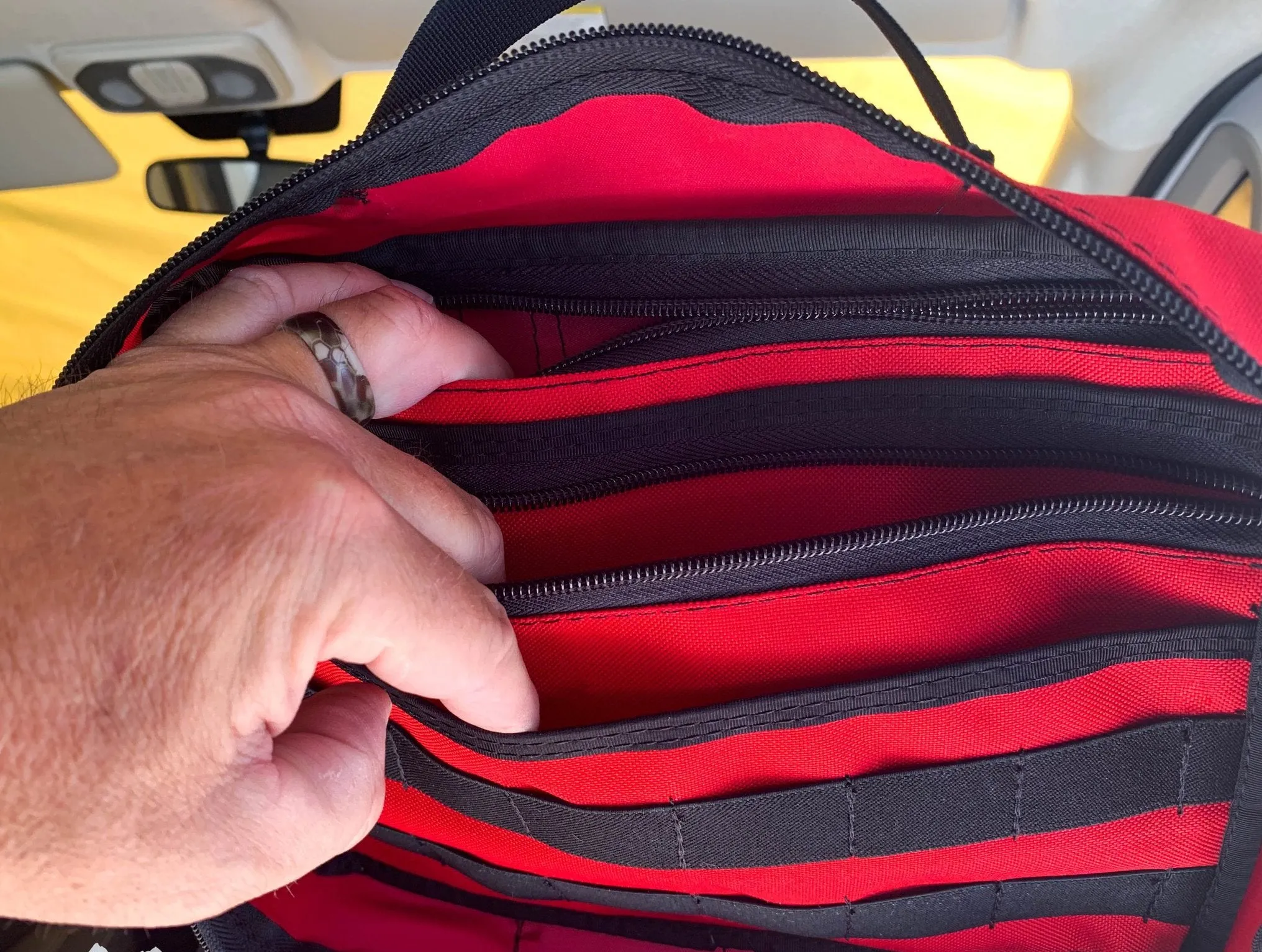 First Aid Kit Headrest Pouch