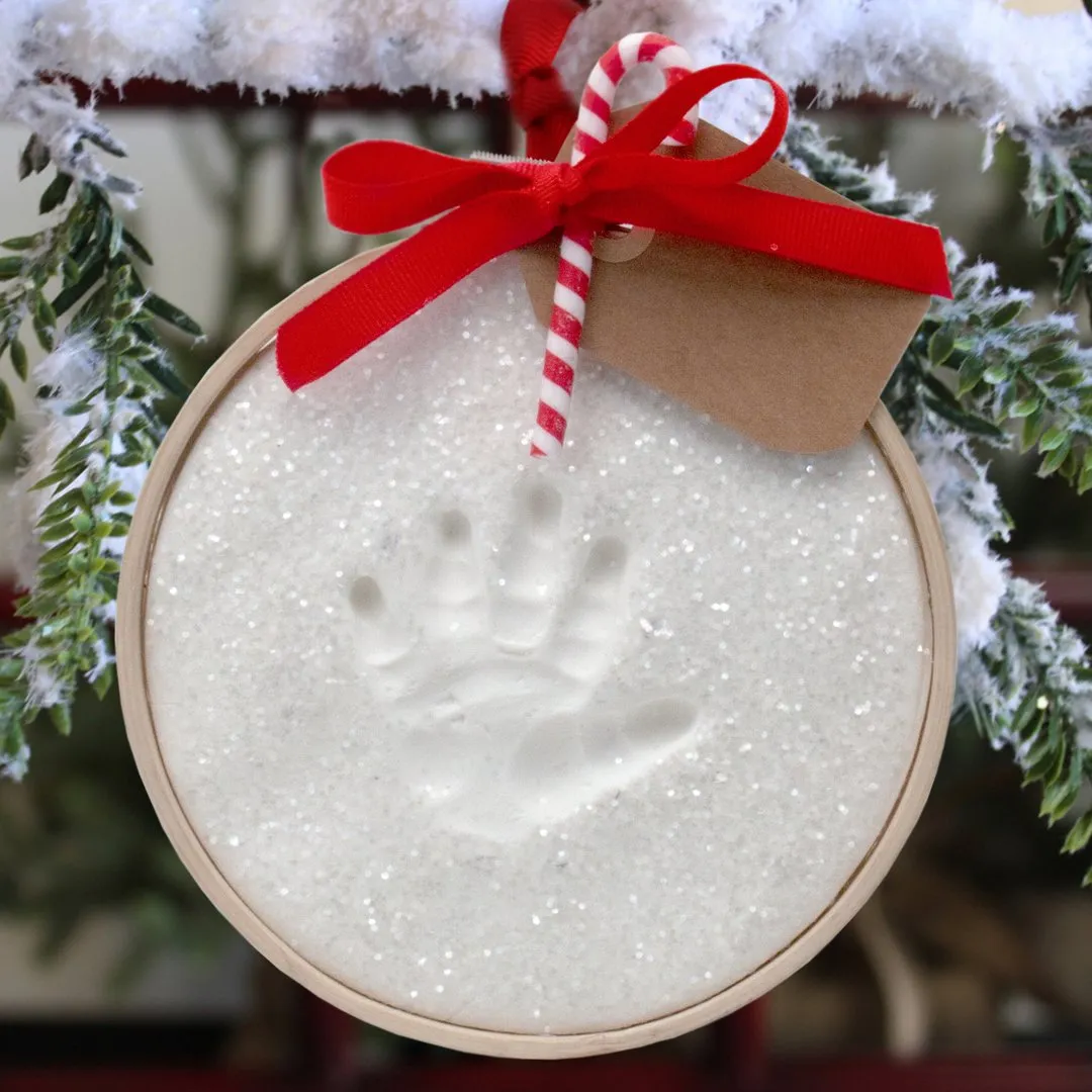 Glitter Handprint Ornament Kit