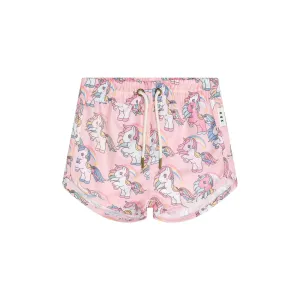 Huxbaby Rainbow Unicorn Swim Short - Candy