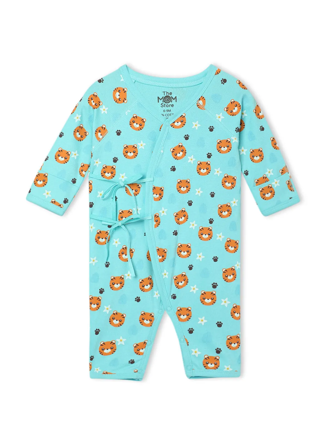 Jabla Infant Romper Combo Of 3: Feline Fighters-Staying Pawsitive-Get On My Level