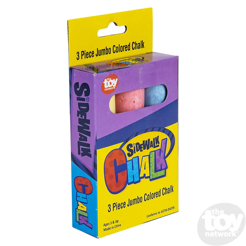 Jumbo Sidewalk Chalk- Set of 3