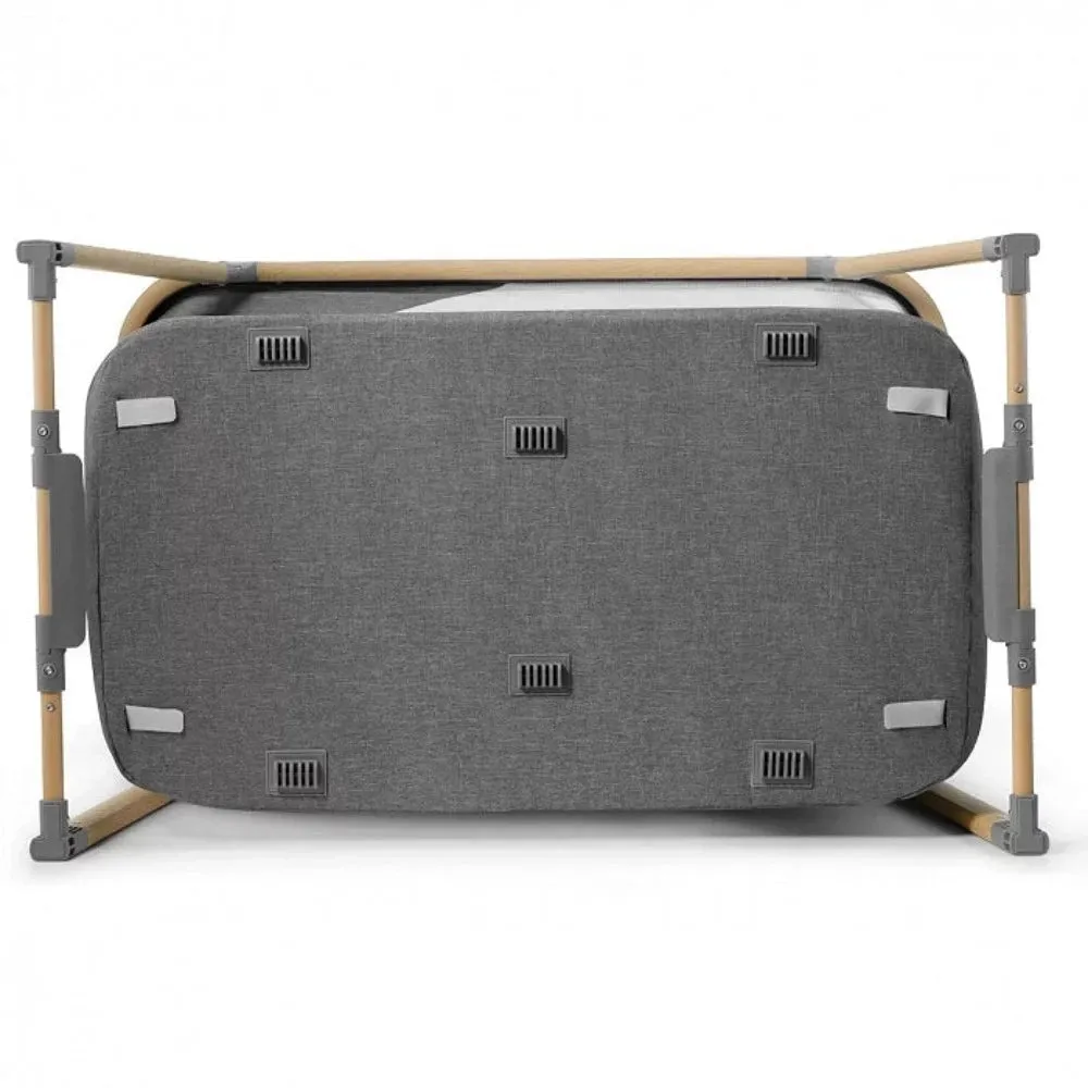 Kinderkraft Sofi Travel Cot With Playpen Function Grey