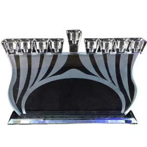 Lily Art - 1057-glass Menorah