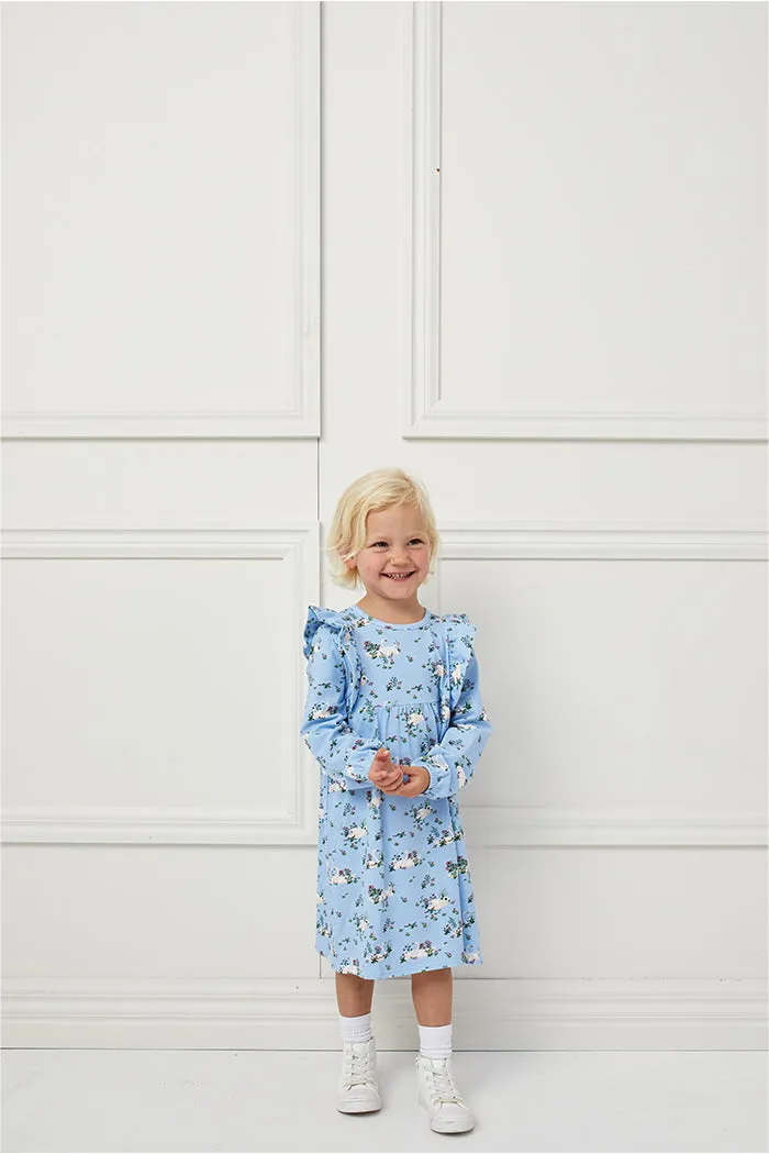 Milky Frill Dress - Swans