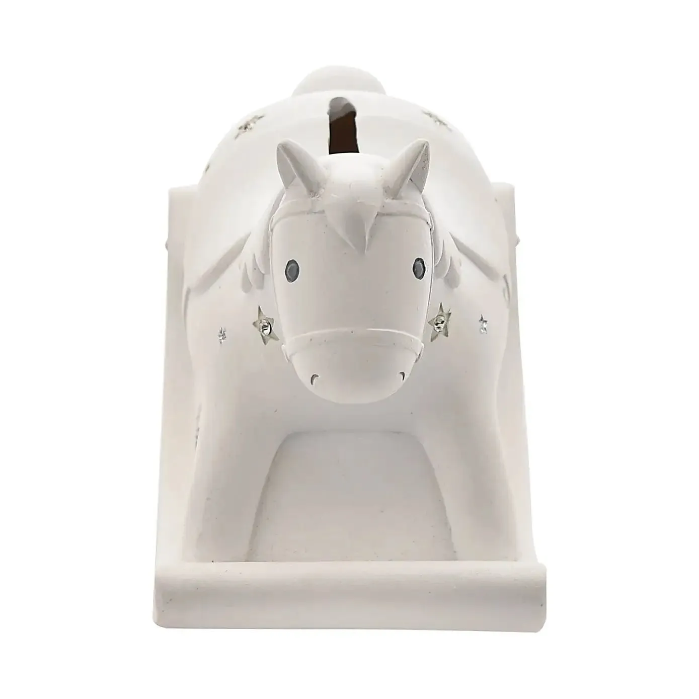 Money Box White Rocking Horse