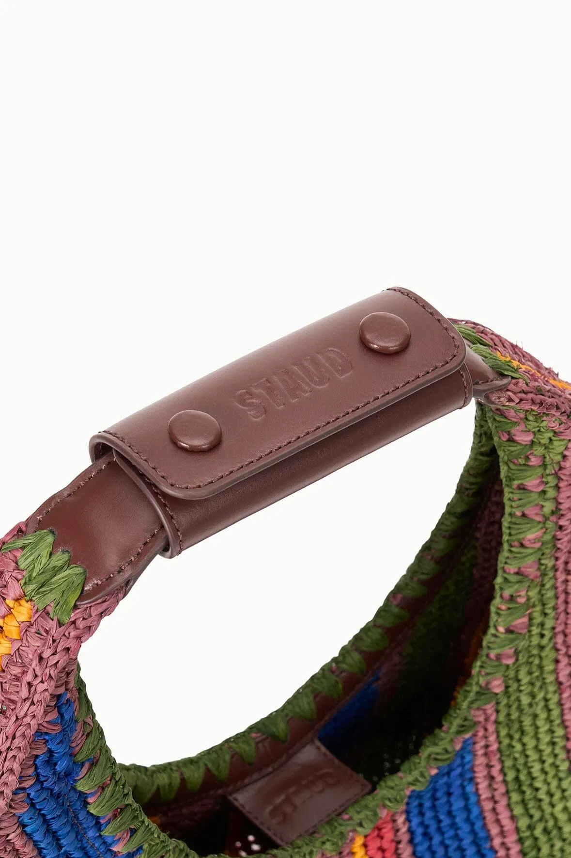 MOON RAFFIA BAG | JUNGLE STRIPE RAFFIA