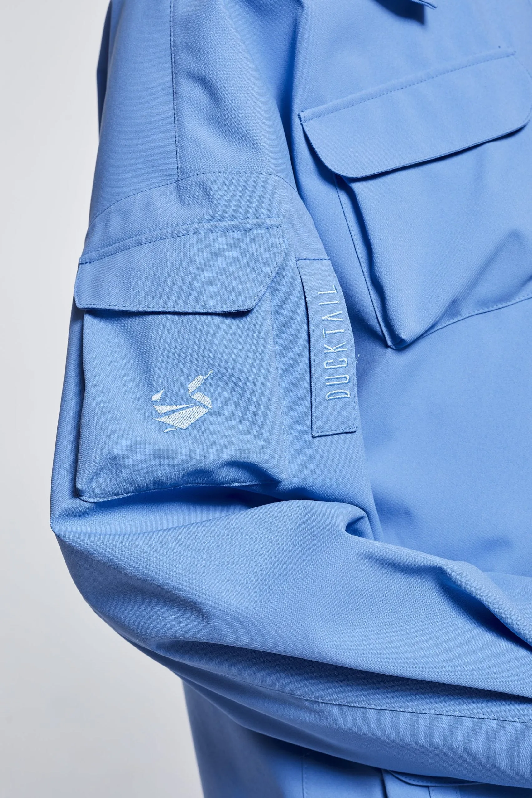 OCEAN BLUE MARILA RAINCOAT - recycled materials