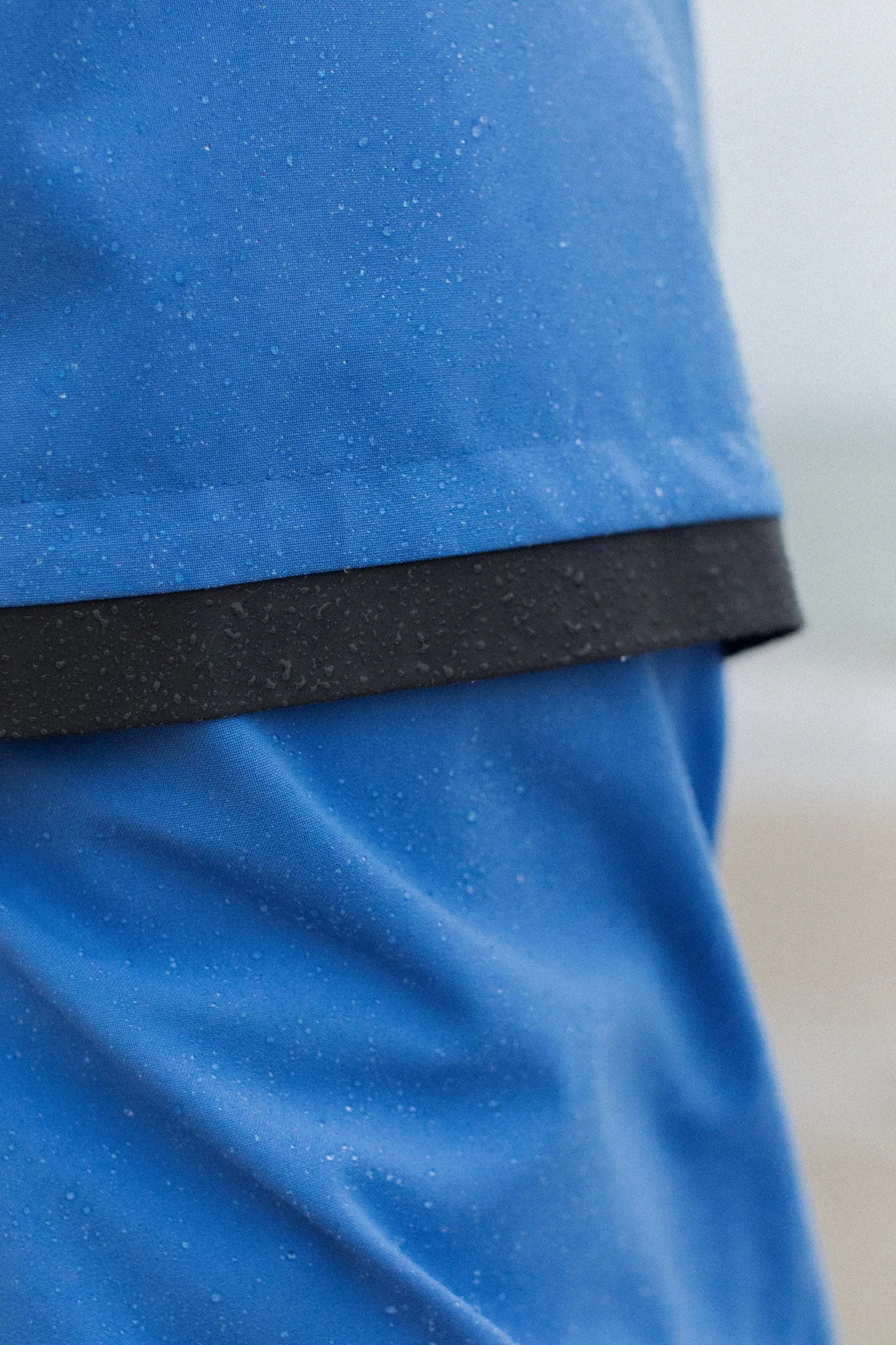 OCEAN BLUE MARILA RAINCOAT - recycled materials