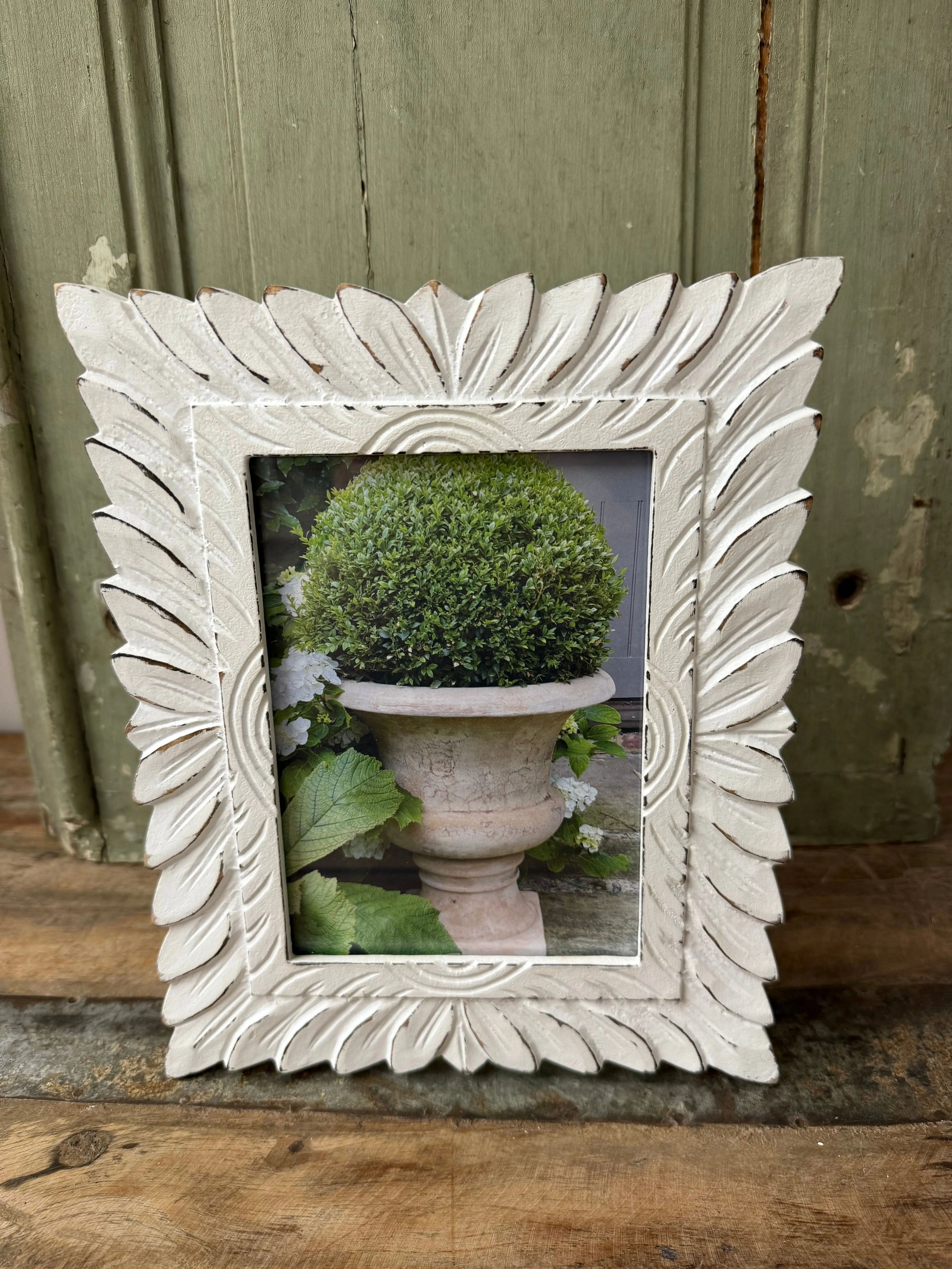 *OFFER* White Feather Photo Frame