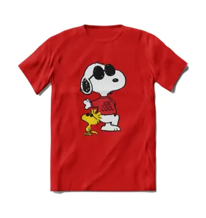 Peanuts Snoopy Joe Cool Short Sleeve Sleep Shirt (Butterblend Sleepshirt Fabric)