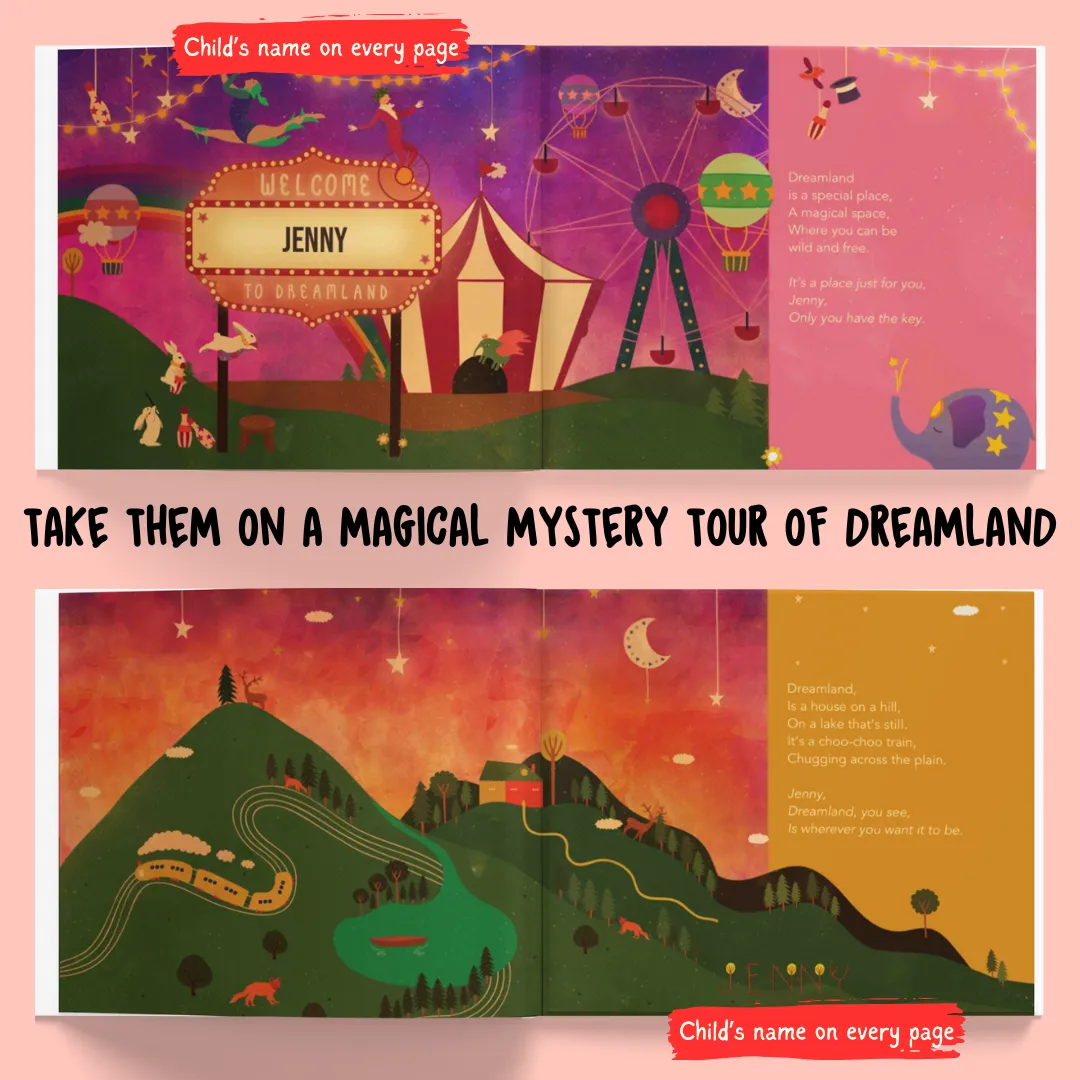 Personalised Storybook - Dreamland; A Bedtime Story
