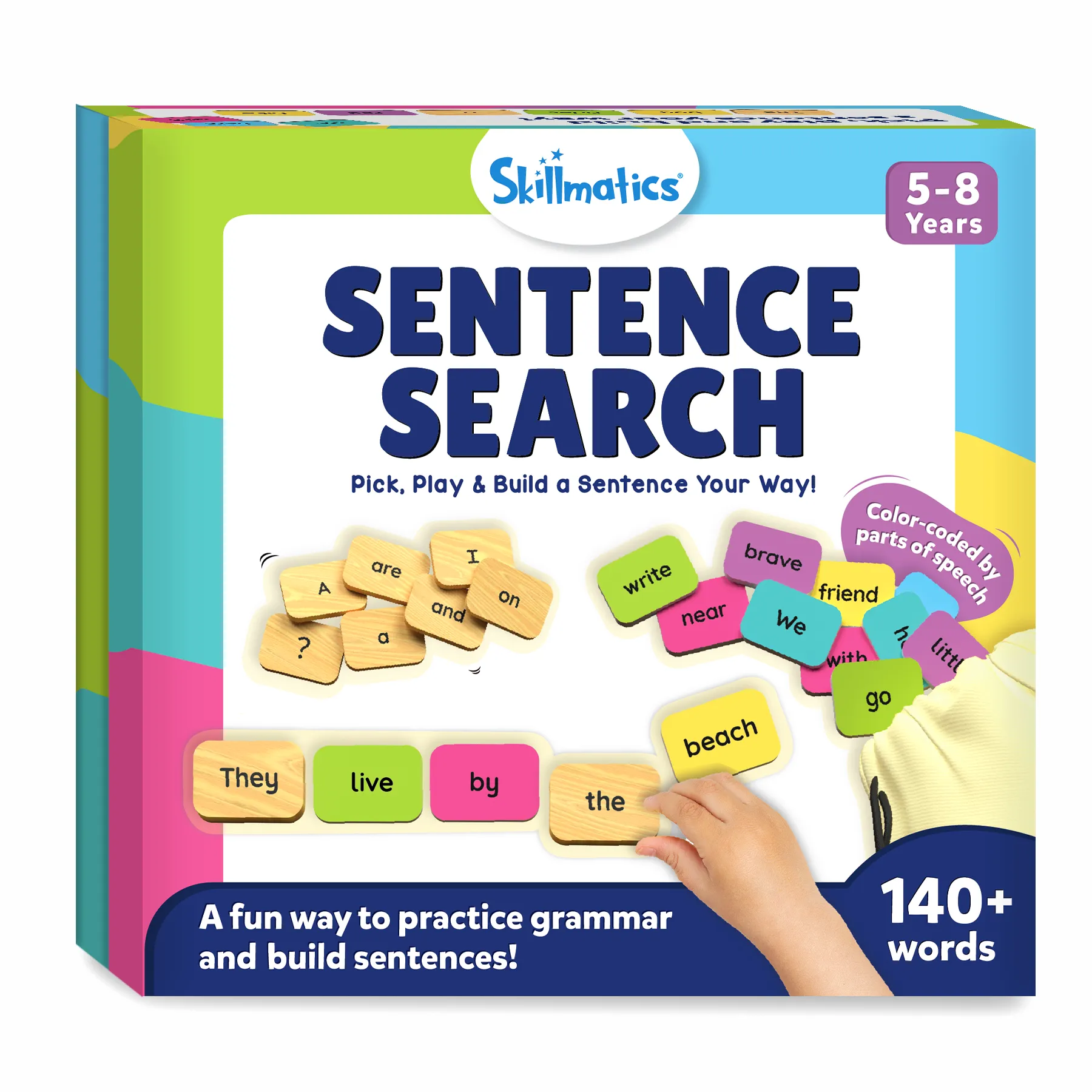 Skillmatics Educational Game - Sentence Search, Fun Learning Toys & Games for Kids, Sentence Building Activity, Creative Word Play, Gifts for Boys & Girls Ages 5, 6, 7, 8