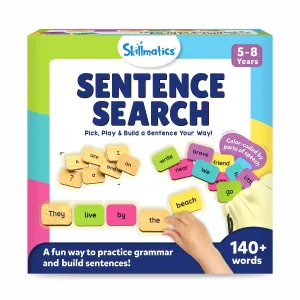 Skillmatics Educational Game - Sentence Search, Fun Learning Toys & Games for Kids, Sentence Building Activity, Creative Word Play, Gifts for Boys & Girls Ages 5, 6, 7, 8
