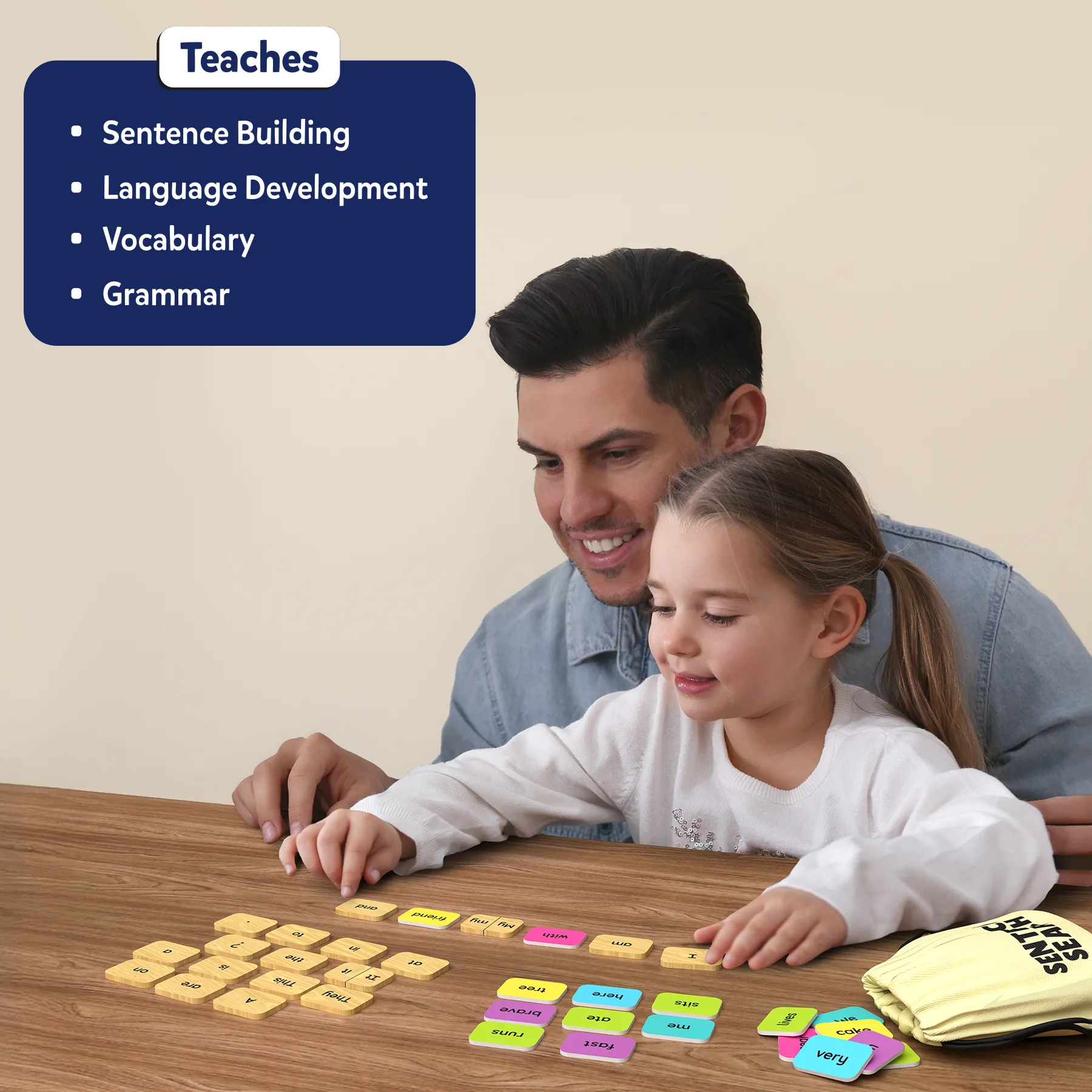 Skillmatics Educational Game - Sentence Search, Fun Learning Toys & Games for Kids, Sentence Building Activity, Creative Word Play, Gifts for Boys & Girls Ages 5, 6, 7, 8