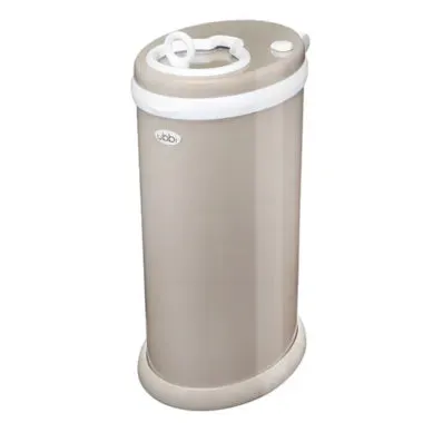 Steel Diaper Pail - Taupe