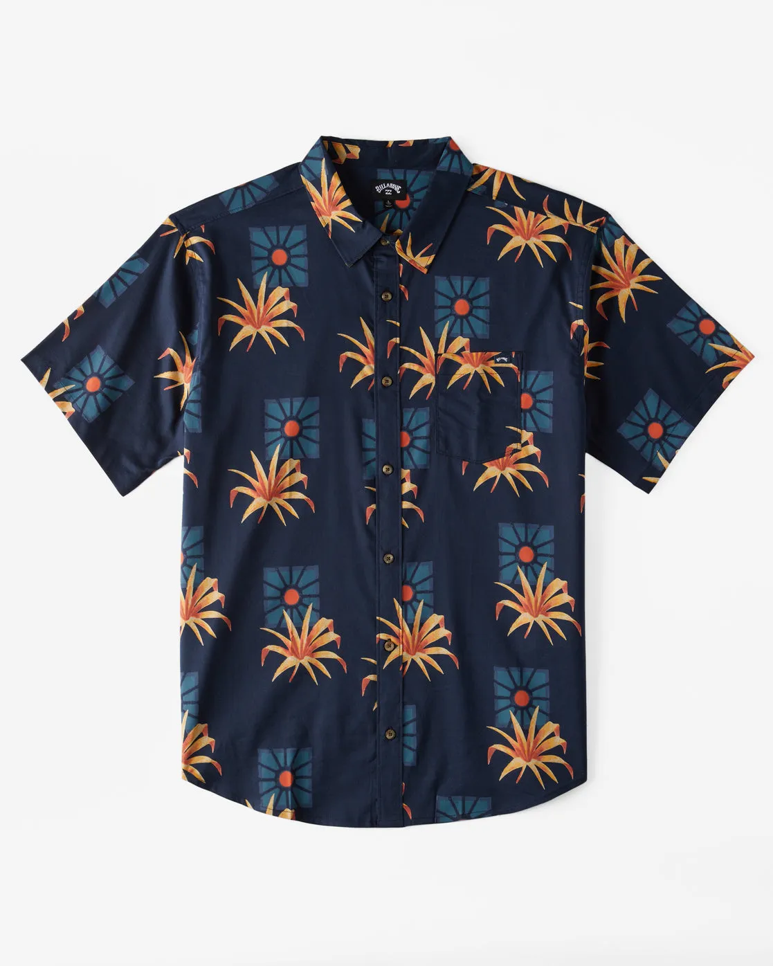 Sundays Short Sleeve Shirt - Navy