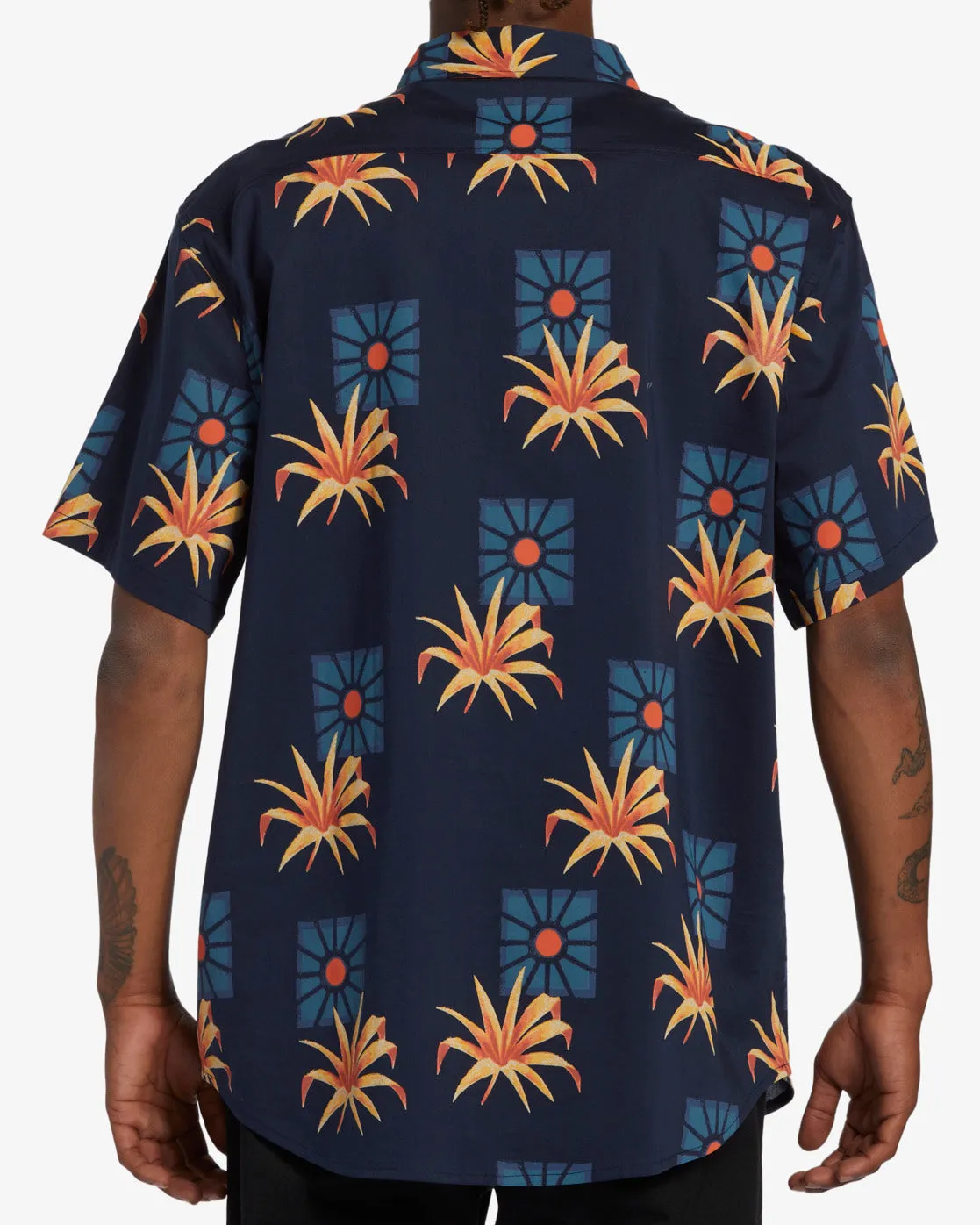 Sundays Short Sleeve Shirt - Navy