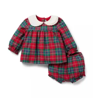 The Tartan Matching Baby Set - Bradbury Red Tartan